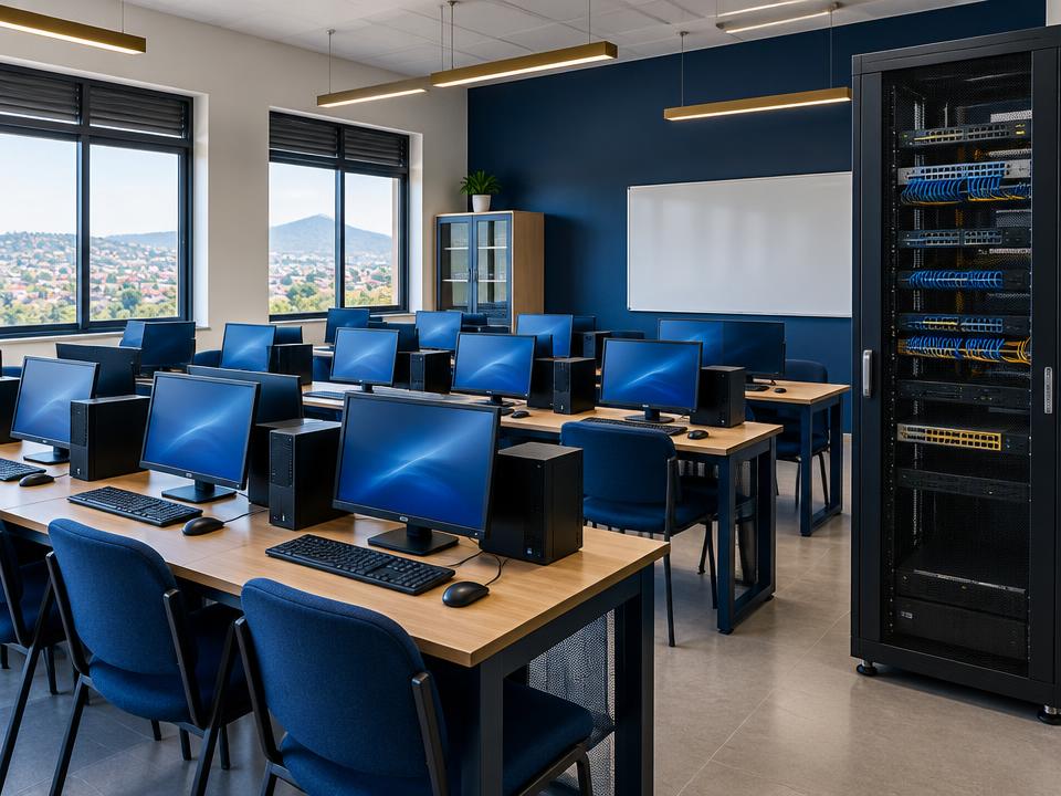 ICT laboratory — placeholder imagery for client replacement